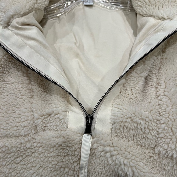 Women’s Varley Pull Over Half Zip Sherpa Appleton Fleece Cinch Waist Size L - Picture 12 of 14